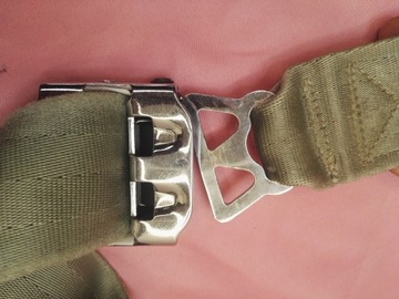 старые авиационные ремни безопасности DAVIES AIRCRAFT BOHEMIA с пряжкой и крючком