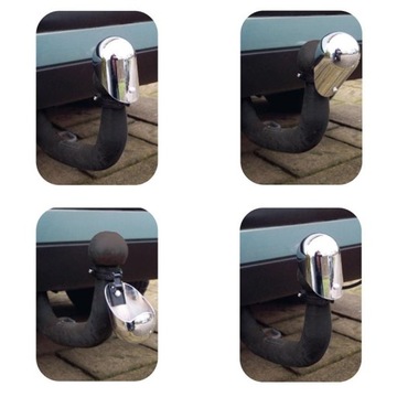 Крышка шара фаркопа ХРОМИРОВАННАЯ Крышка Металлическая Складная