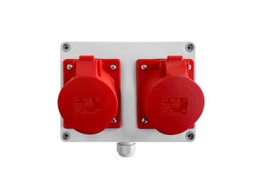 ROZDZIELNICA ELEKTRYCZNA GNIAZDA 2x32A 5P 400V