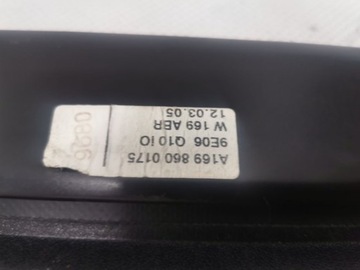 MERCEDES A TŘÍDA W169 ROLETA KUFRU