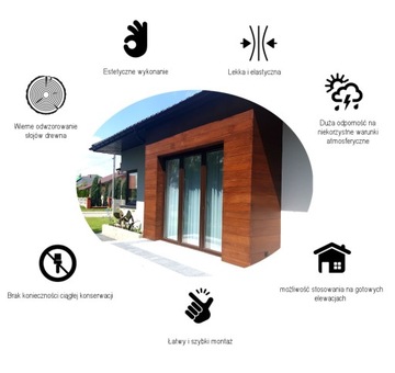 Образец - Фасадная доска - Имитация дерева