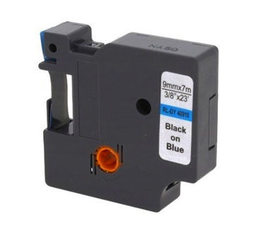 TAŚMA ZAMIENNIK DYMO D1 40916 9MM NIEBIESKA/CZARNY