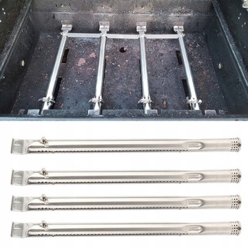 4x Regulowane palniki rurowe do Charbroil