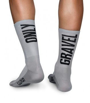 Skarpetki kolarskie Luxa Only Gravel Grey - L
