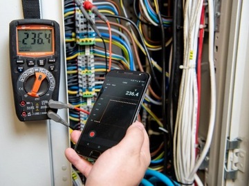 Промышленный цифровой мультиметр Sonel CMM-30 Bluetooth IP67