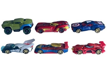 HOT WHEELS CARS - НАБОР ИЗ 6 МАШИН МСТИТЕЛЕЙ