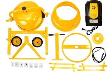 BETONIARKA MIESZALNIK 160L - GoodMajster Machinery | 230V ŻELIWNY WIENIEC