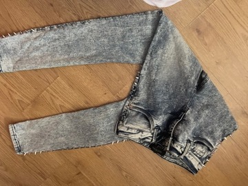 Spodnie jeans kolce River island marmurki 36 s