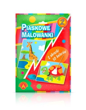PIASKOWE MALOWANKI - Żyrafa i żółw