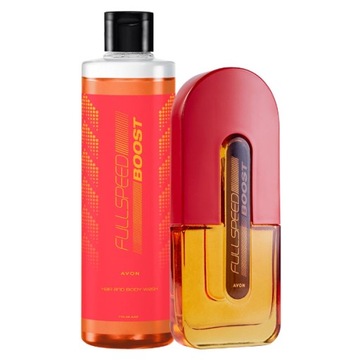 AVON ZESTAW FULL SPEED BOOST 2 KOSMETYKI WODA + ŻEL