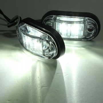 10 szt Warning Light Lampa obrysowa boczna LED