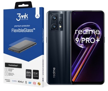 Стекло FlexibleGlass 3mk для Realme 9 Pro+ Plus