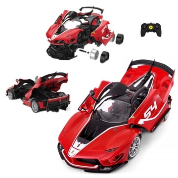ZDALNIE STEROWANY SAMOCHÓD AUTO RC PILOT DO SKŁADANIA FERRARI FXX-K COIL