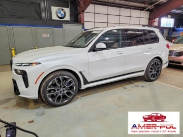 BMW X7 2024 BMW X7 2024r., xDrive 40i, 3.0L, od ubezpieczalni 3.0 Benzyna 375KM