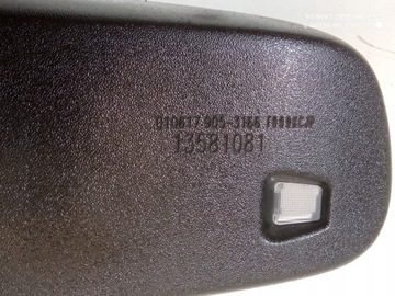 OPEL ASTRA K ZRCÁTKO VNITŘNÍ 13581081