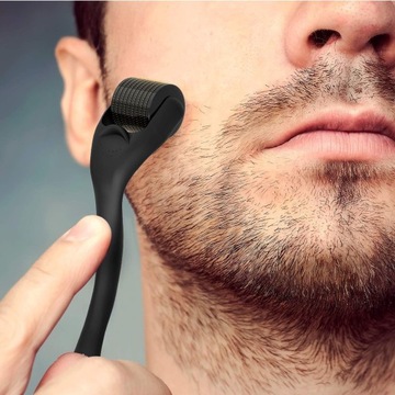 Набор для роста бороды, масло, бальзам, валик, аромат одеколона Red Blood.