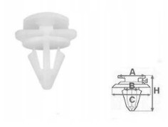 SPINKA KOŁEK PROGÓW LISTEW PASSAT B6 TIGUAN YETI