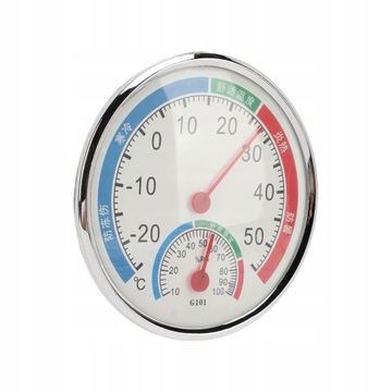 MIERNIK TERMOMETR I HIGROMETR W SZKLARNI