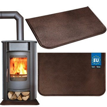 BLACHA POD PIEC KOMINEK PRZYPIECOWA 40x60 MIEDŹ