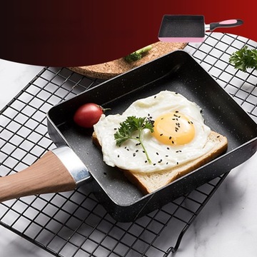 АЛЮМИНИЕВАЯ СКОВОРОДА, КВАДРАТНАЯ, СКОВОРОДА С АНТИПРИГАРНЫМ ПОКРЫТИЕМ, Сковорода для омлета