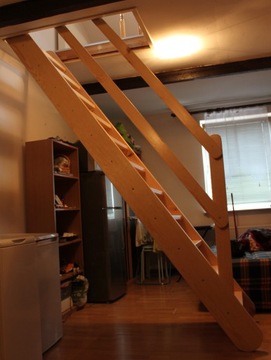 ВНУТРЕННЯЯ РЕГУЛИРУЕМАЯ ЛЕСТНИЦА, РЕГУЛИРУЕМАЯ, 416x70см