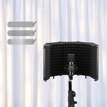 FILTR DŹWIĘKU MIKROFONU PODCASTY TARCZA PRAKTYCZNA