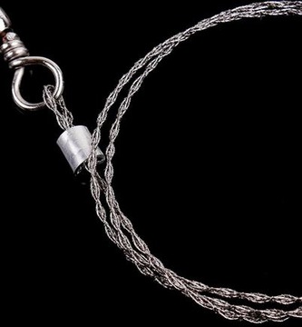 PIŁA RĘCZNA STRUNOWA DO CIĘCIA SURVIVAL STAL kieszonkowa składana