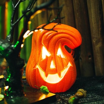 Halloweenowa sztuczna dynia Dekoracja Jesienne zbiory Dynie Rekwizyt Wygięty