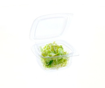 Pojemniki plastikowe na sałatki z wieczkiem przeźroczyste 375ml - 100szt.