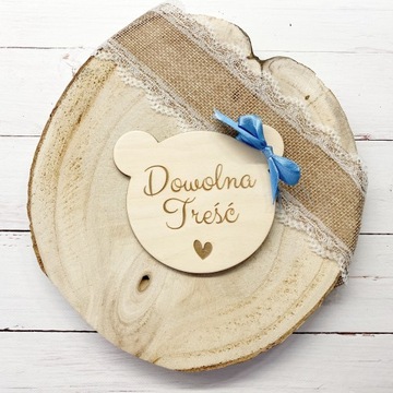 ДЕРЕВЯННЫЕ ТАРЕЛКИ С МЕСЯЦАМИ ДЛЯ ДЕТСКИХ ФОТОГРАФИЙ МИШКА ТЕДДИ ГОЛОВКА МЕДВЕДЯ