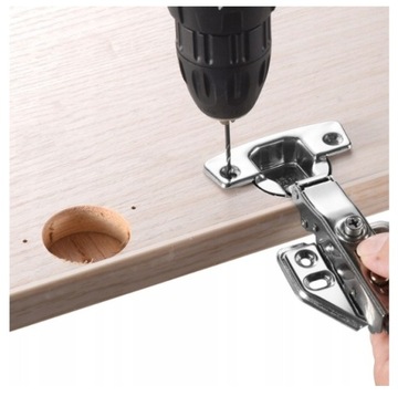 FREZ DO ZAWIASÓW PUSZKOWYCH 35mm Z PROWADNICĄ szablonem