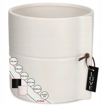 DONICZKA OSŁONKA DONICA CERAMICZNA KOLORY 17CM