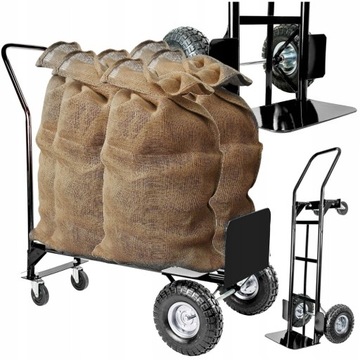 ROZKŁADANY WÓZEK TRANSPORTOWY MŁYNARKA 2W1 250KG