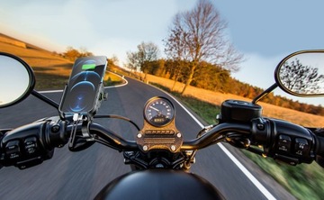 MOTORCYCLE PHONE HOLDER USB CHARGER 12/24v