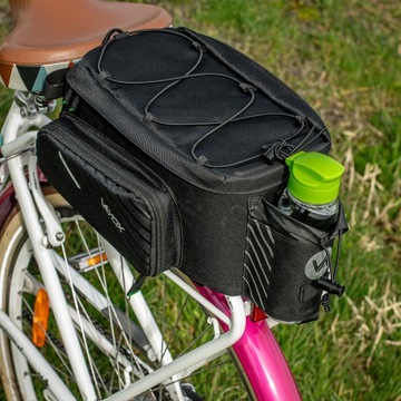 РОЗЕТКА ДЛЯ ВЕЛОСИПЕДА СУМКА ДЛЯ ВЕЛОСИПЕДА НА БАГАЖНИК, ВМЕСТИТЕЛЬНАЯ, ВОДОНЕПРОНИЦАЕМАЯ