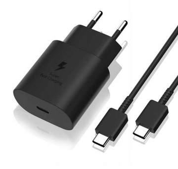 SZYBKA ŁADOWARKA USB-C PD3.0 45W 3A Z KABLEM 5A 2M