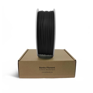 Нить Bambu PLA BASIC Bambu Lab 1 кг с катушкой оригинал ЧЕРНАЯ 1,75