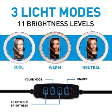 Grundig Lampa pierścieniowa do zdjęć, makijażu