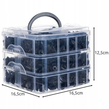 НАБОР ПЛАСТИКОВЫХ АВТОМОБИЛЬНЫХ ПРЯЖОК С ФАЛЬЦЕМ + СЪЕМНИК