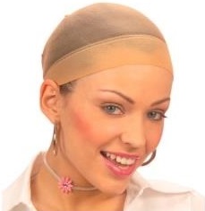 Czepek Na Włosy Pod Perukę Przebranie Cielisty