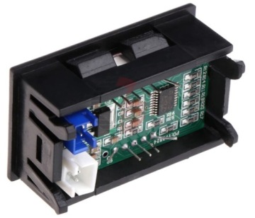 Панельный термометр со светодиодным зондом синий