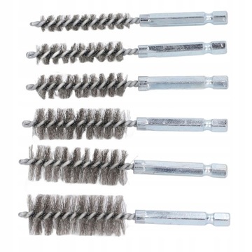 НАБОР ЩЕТОК ДЛЯ ОТВЕРСТИЙ 8-19ММ, 6 ШТ.