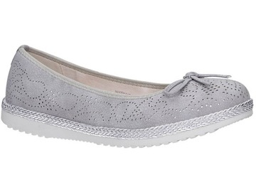 BALERINY ESPADRYLE WKŁADKA SKÓRA KOKARDKA NEW r 37