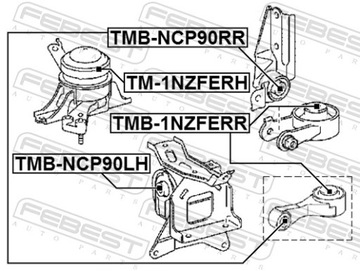 FEBEST TMB-1NZFERR LOŽISKO MOTORU