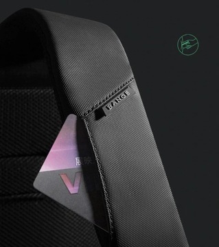 Противоугонный рюкзак Bange BG-7225 для ноутбука 15,6 дюйма с USB, серый