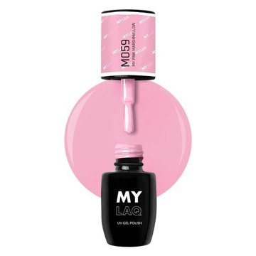 MYLAQ Lakier Hybrydowy M059 My Pink Marshmallow