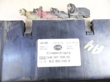AUDI A3 8L PANEL KLIMATIZACE 8L0820043B