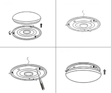 Светодиодный потолочный светильник Smart 24Вт 1600лм CCT TUYA IP20
