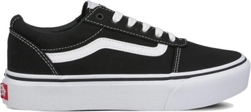 ТУФЛИ ЖЕНСКИЕ VANS OLD SKOOL, ЧЕРНЫЕ НА ПЛАТФОРМЕ, размер 37