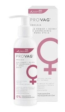 PROVAG EMULSJA DLA KOBIET I DZIECI od 1 r.ż. zapobiega infekcjom 150ml